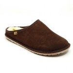 Nordikas slipper bruin suède 2217